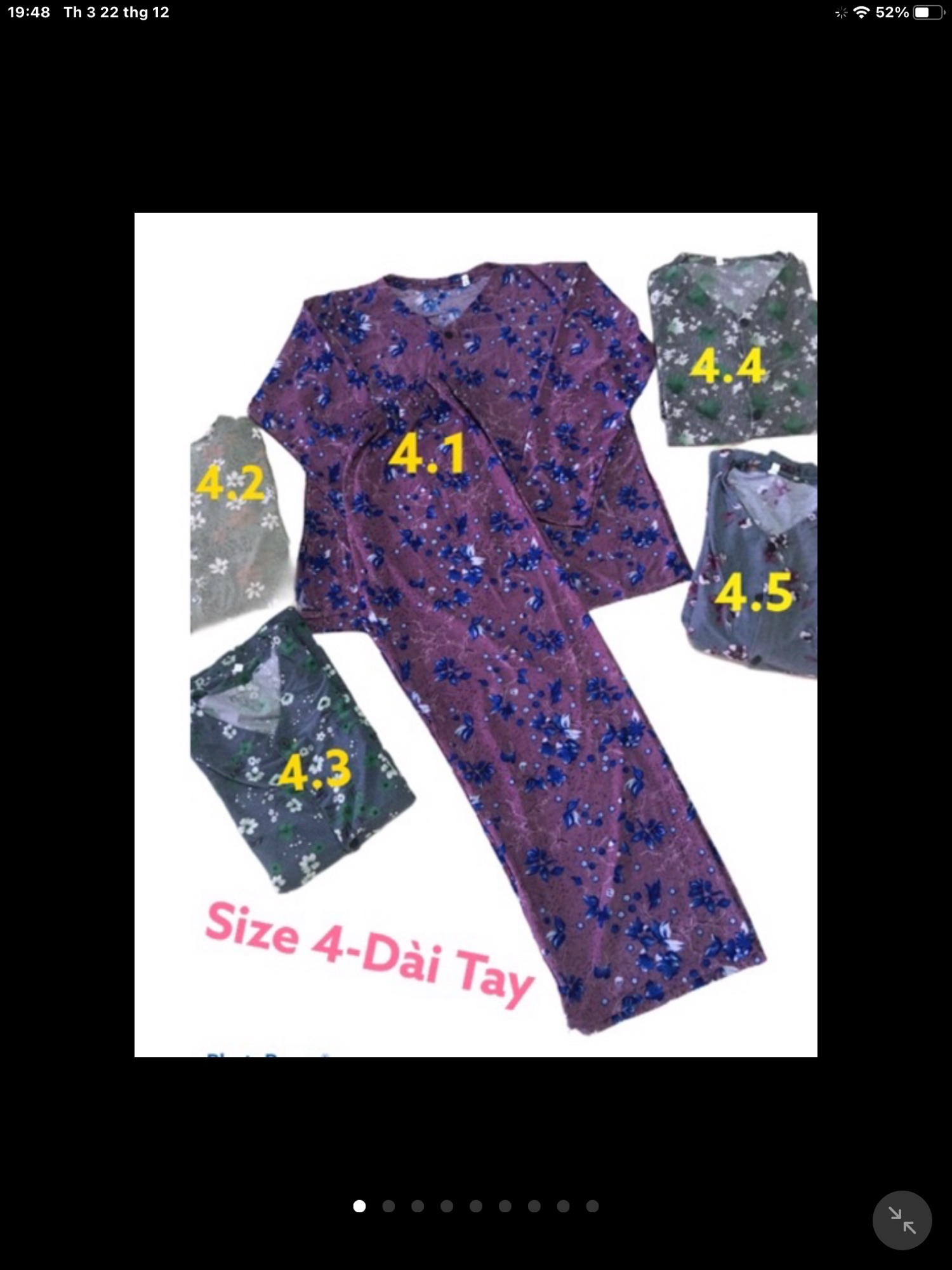 [HCM]Bộ bà già túi tay dài(size 40-65kg)