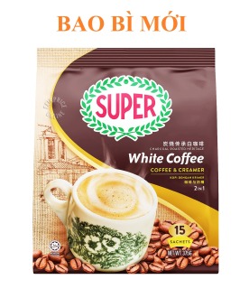 HCMDate 05 2023 Cà phê trắng hòa tan 2 in 1 Super White Coffee - Coffee & thumbnail
