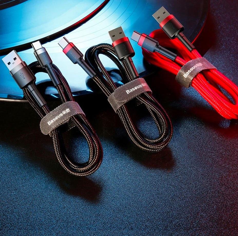 [HCM]Cáp sạc nhanh Baseus Cafule Micro USB (2.4A Quick charge 3.0)
