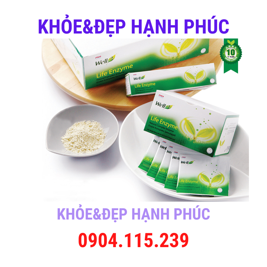 Thực phẩm bổ sung weel3 life enzyme cni – 15 gói/hộp - 4gr