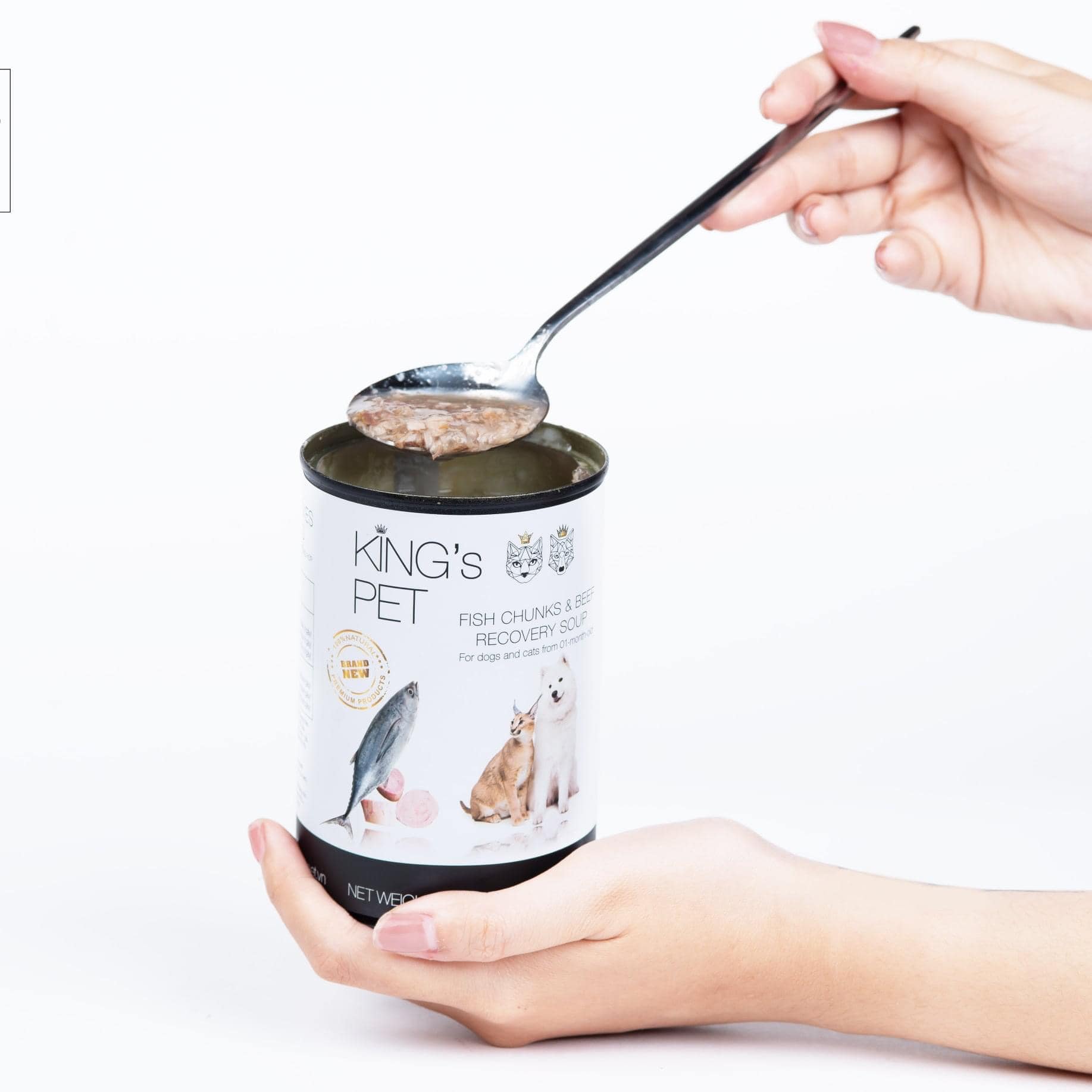 Pate King Pet dạng lon 380g cho chó mèo
