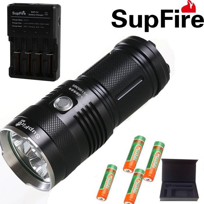 ĐÈN PIN SUPFIRE M6-T6 CHIẾU XA CÔNG SUẤT CAO