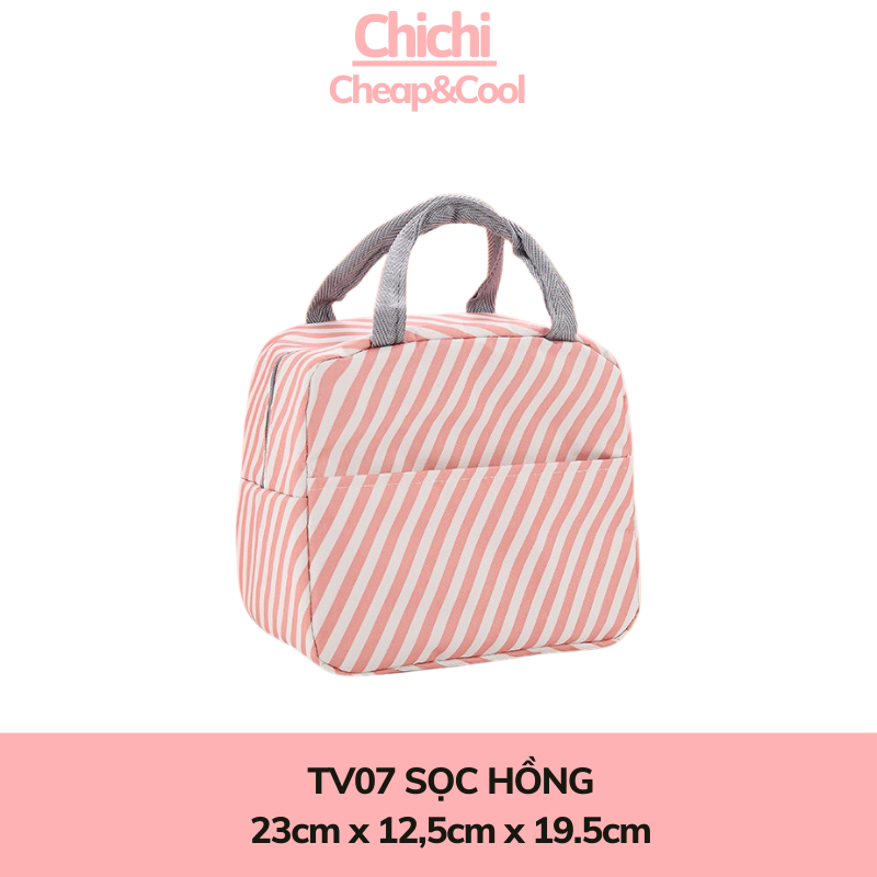 Túi đựng hộp cơm giữ nhiệt văn phòng cỡ lớn chống thấm nước ChiChi TV07