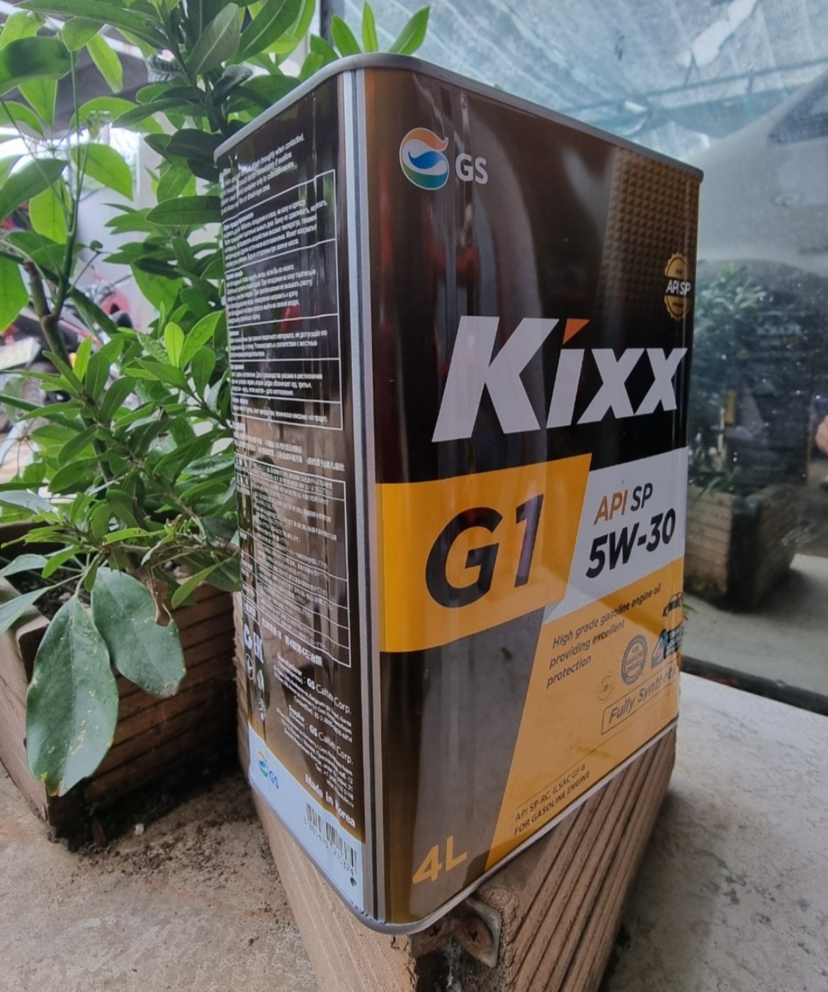 Combo 4 bình nhớt Kixx G1 5W-30