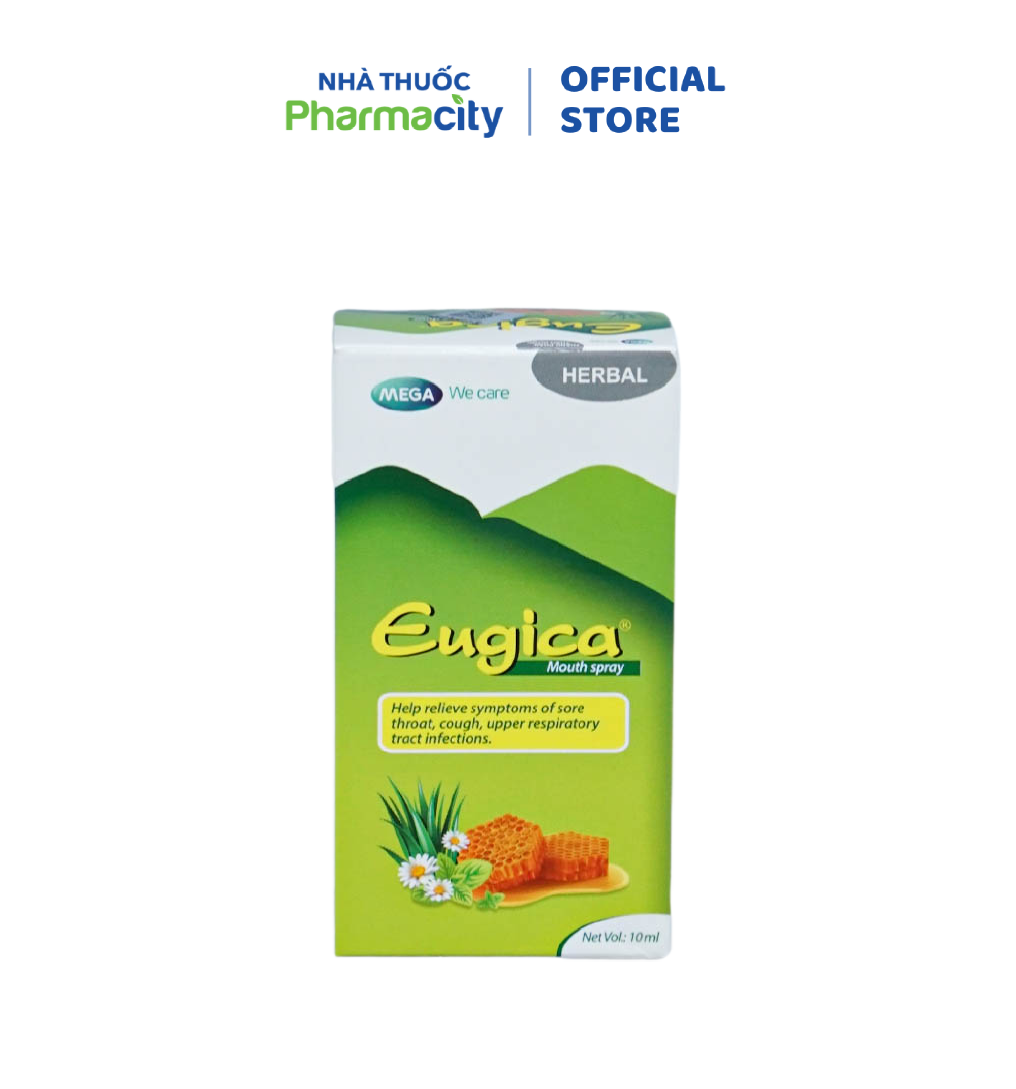 Xịt họng thảo dược Eugica (10ml)