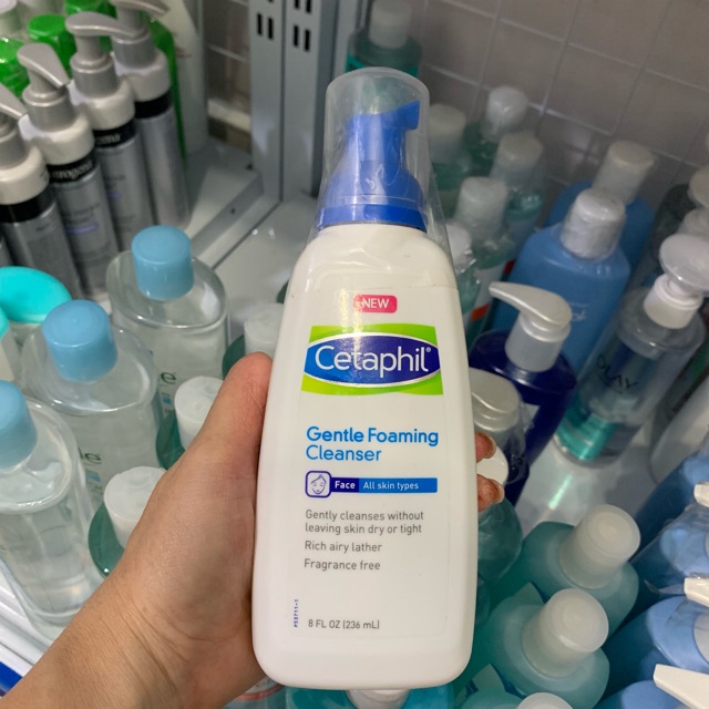 [HCM]Sữa rửa mặt cetaphil Gentle Foaming 236ml