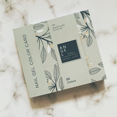 Sổ gắn móng mẫu làm bảng màu nail 80 ô chuyên dụng cho dân làm móng