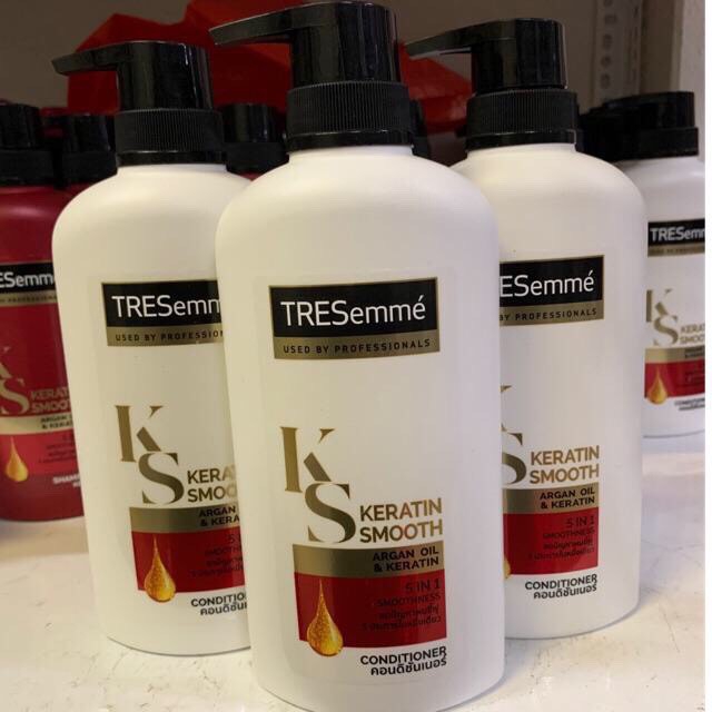 Combo Dầu gội+Xả Tresemme Keratin 5in1 Thái Lan