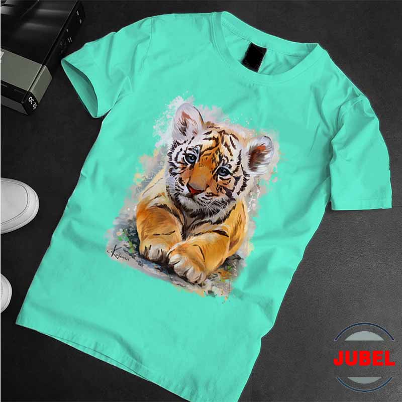 [HCM]Áo thun Unisex - hổ con ngây thơ
