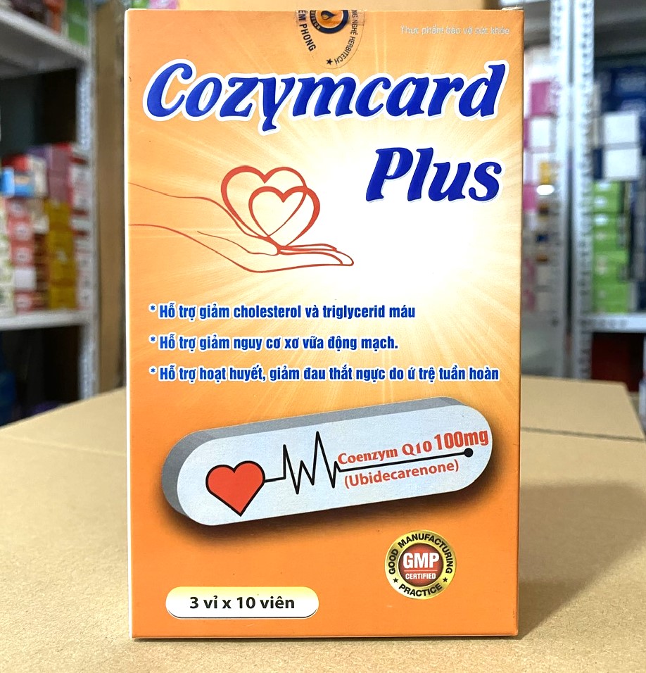Cozymcard plus Giúp tăng cường sức khỏe tim mạch 30 vien