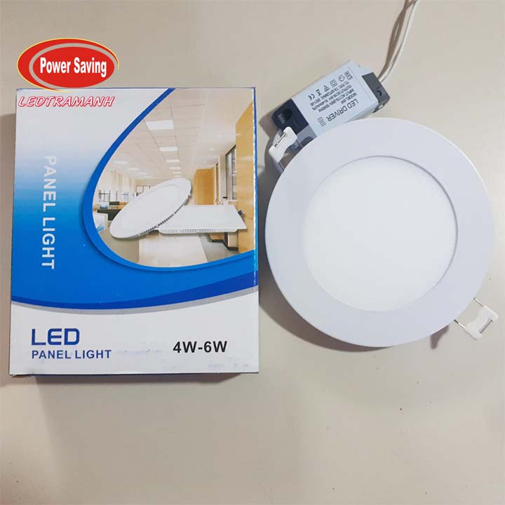 Đèn led âm trần 6W siêu mỏng khoét lỗ 105mm