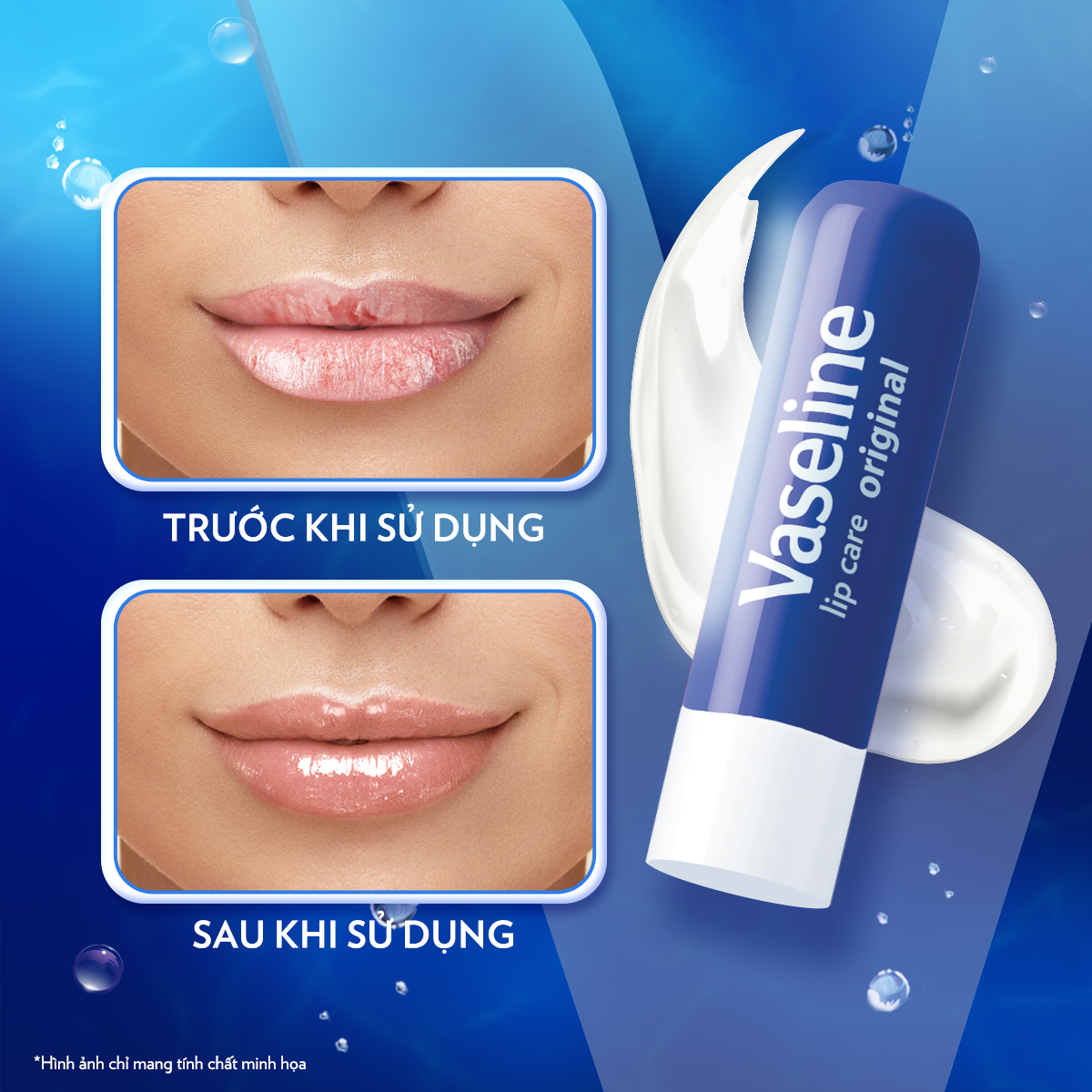 Son dưỡng môi Vaseline Lip Care Mềm Mịn dạng thỏi 4.8g
