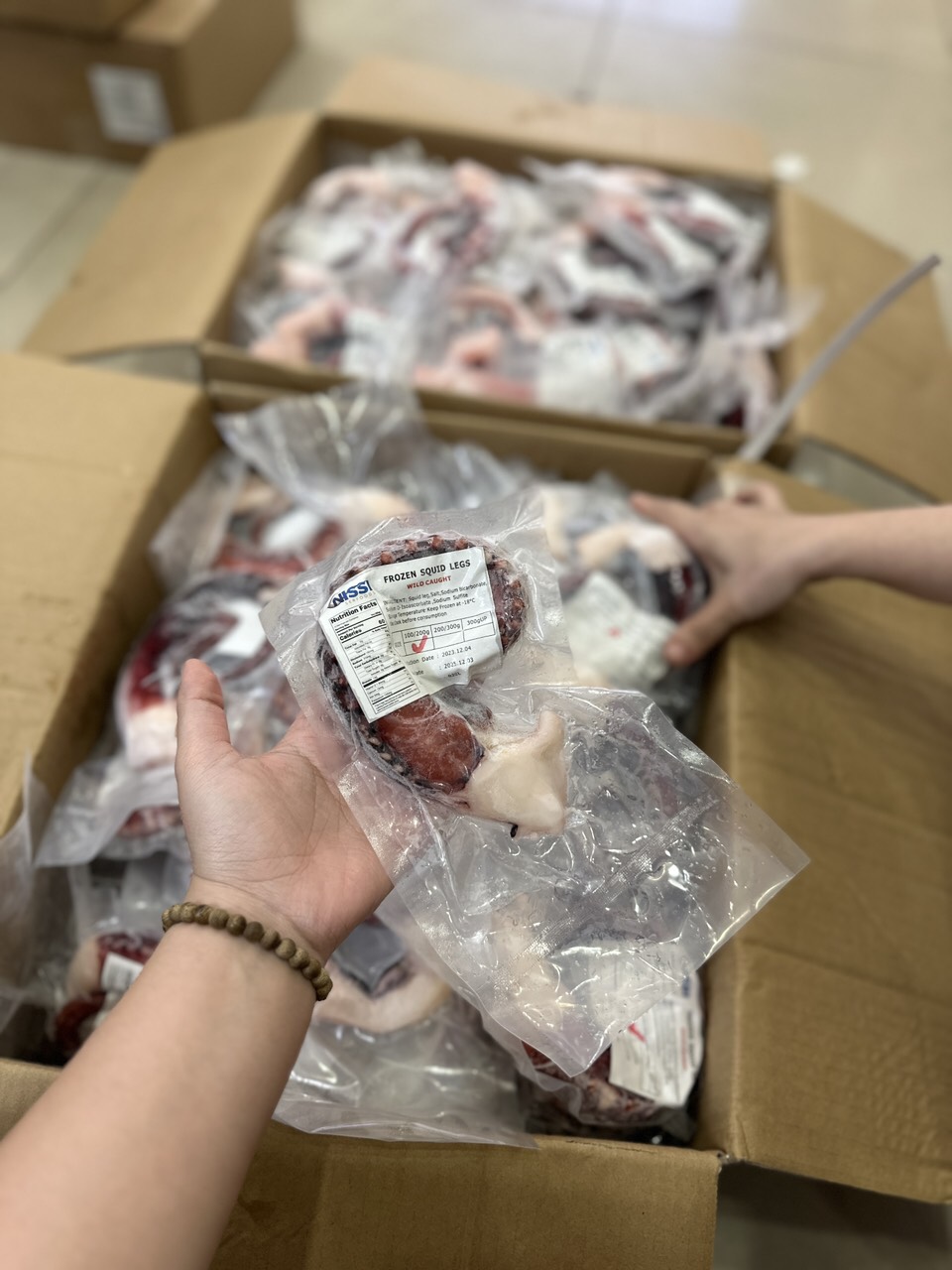 [GIAO NHANH 2H HCM] Giá Sỉ 1Kg Râu Bạch tuộc Nissi