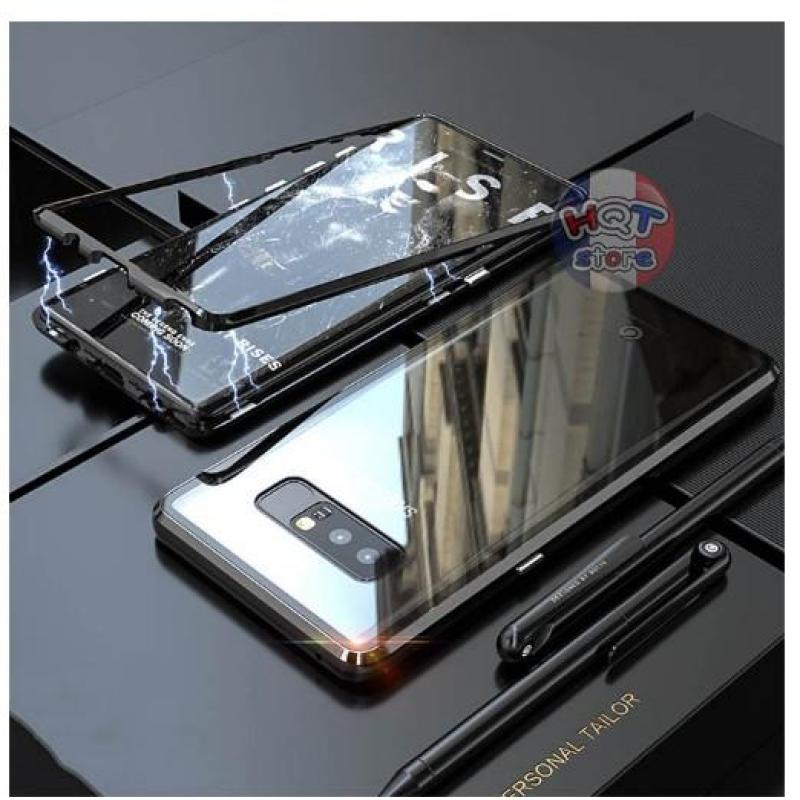 Galaxy Note 8 Ốp Lưng Hít Nam Châm Kính 9H Likgus Magnetic Case