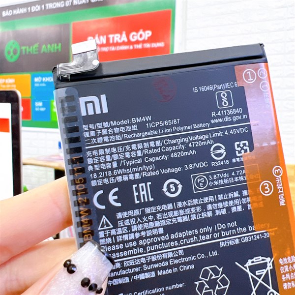 Pin Xiaomi Mi 10T Lite / Redmi Note 9 Pro 5G - BM4W