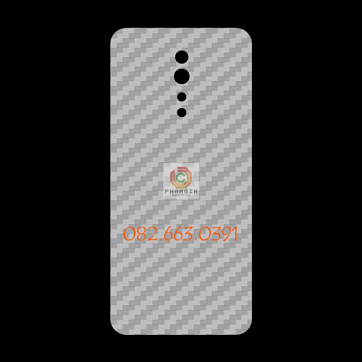 Miếng dán mặt lưng skin carbon OPPO RENO/ OPPO RENO Z/ A5s/ A7