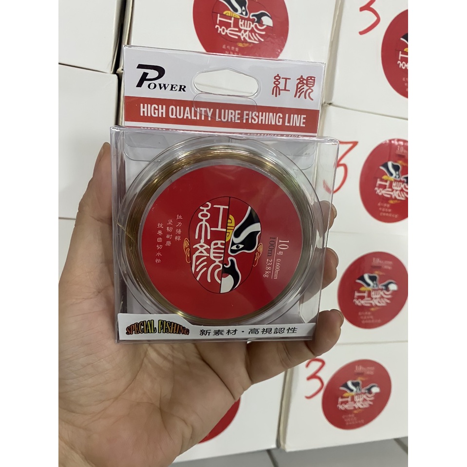Dây Cước câu cá Quỷ Vương màu xanh 100m. dây cước tàng hình 100m