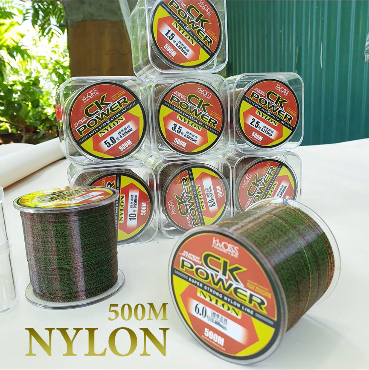 "Cước câu cá tàng hình dây câu cá 100% Nylon CK powe