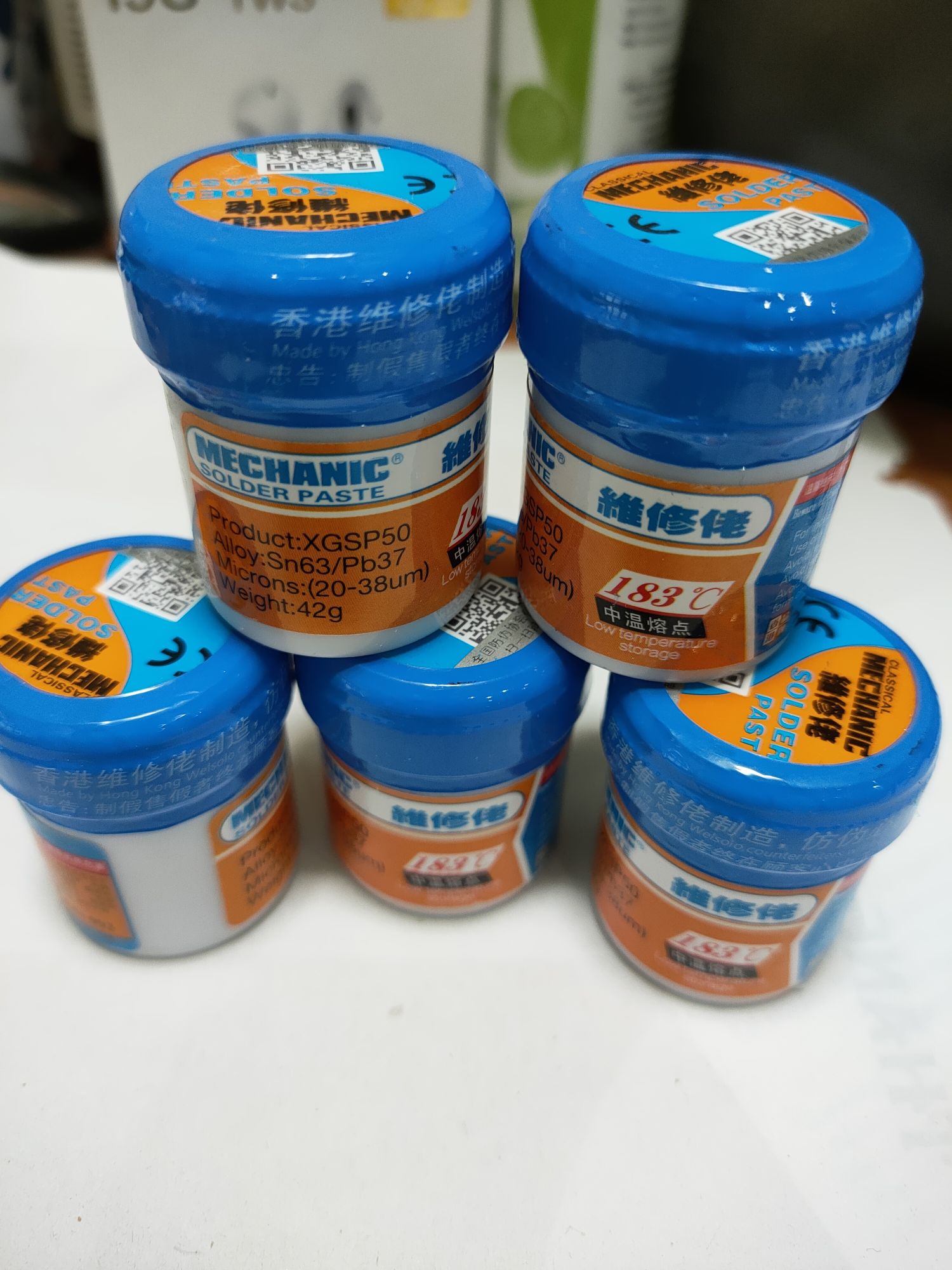 Bột chì làm chân IC
