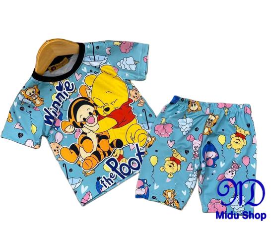 [HCM]BỘ THUN LẠNH 3D CAO CẤP BÉ GÁI - ĐỒ BỘ TRẺ EM [20- 40 KG] - [MIDU] - MÀU NGẪU NHIÊN