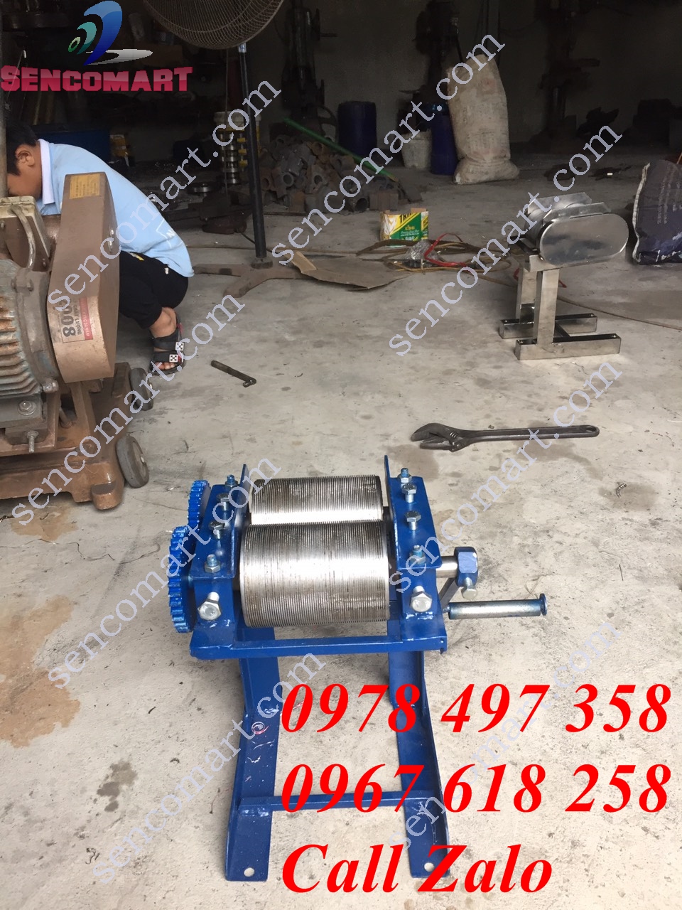 Máy thái bì thép siêu rẻ tại Sencomart