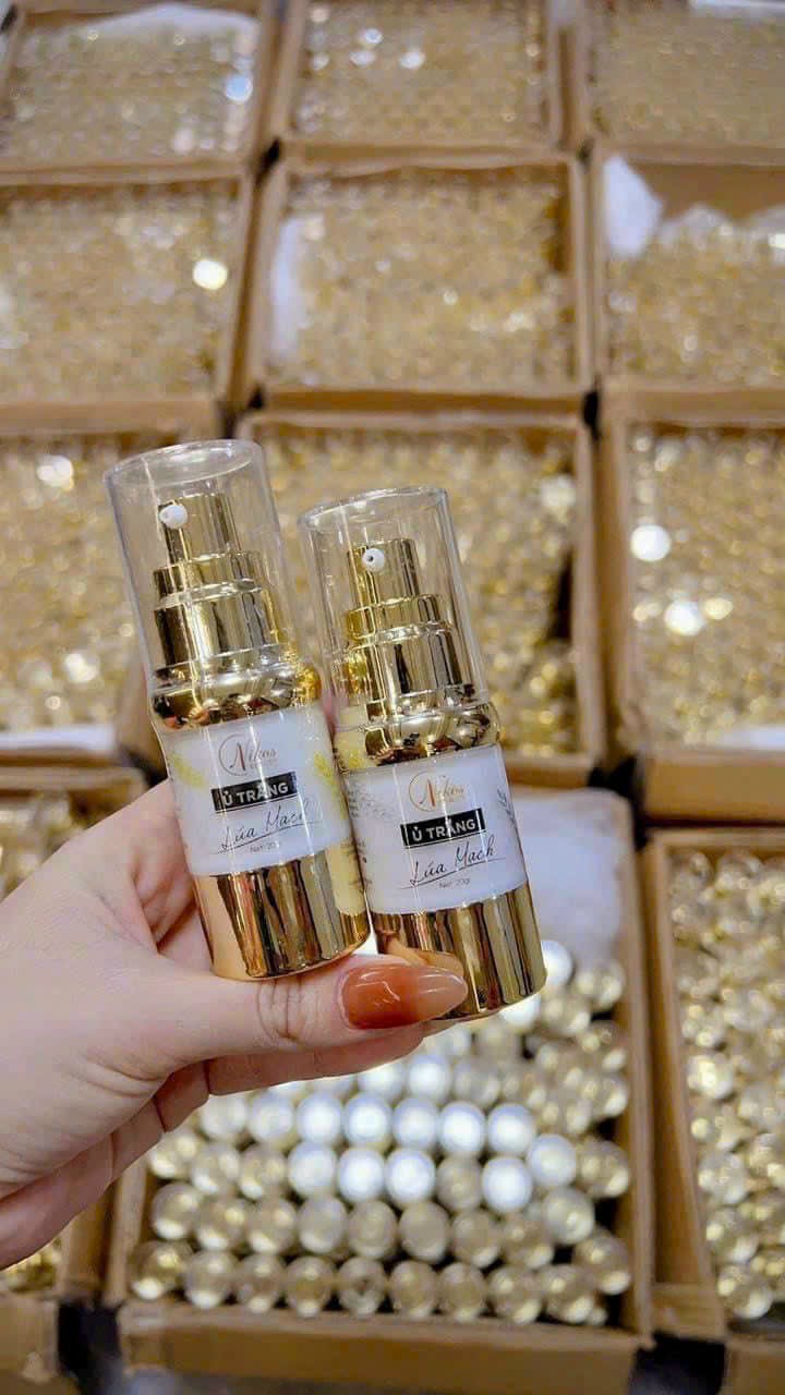 Ủ trắng face lúa mạch nikos 20ml chính hãng