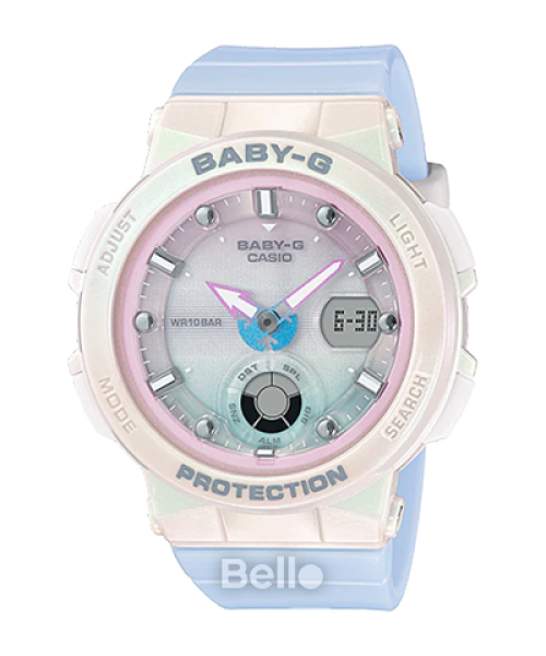 Đồng hồ Casio Baby-G Nữ BGA-250-7A3DR chính hãng  chống va đập, chống nước 100m - Bảo hành 5 năm - Pin trọn đời