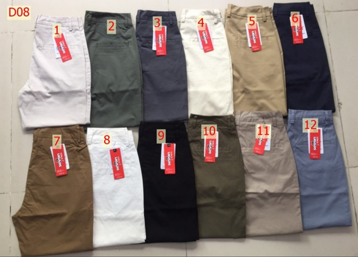 Quần Lở Kaki Nữ Lưng Cao D08 - Seven stars