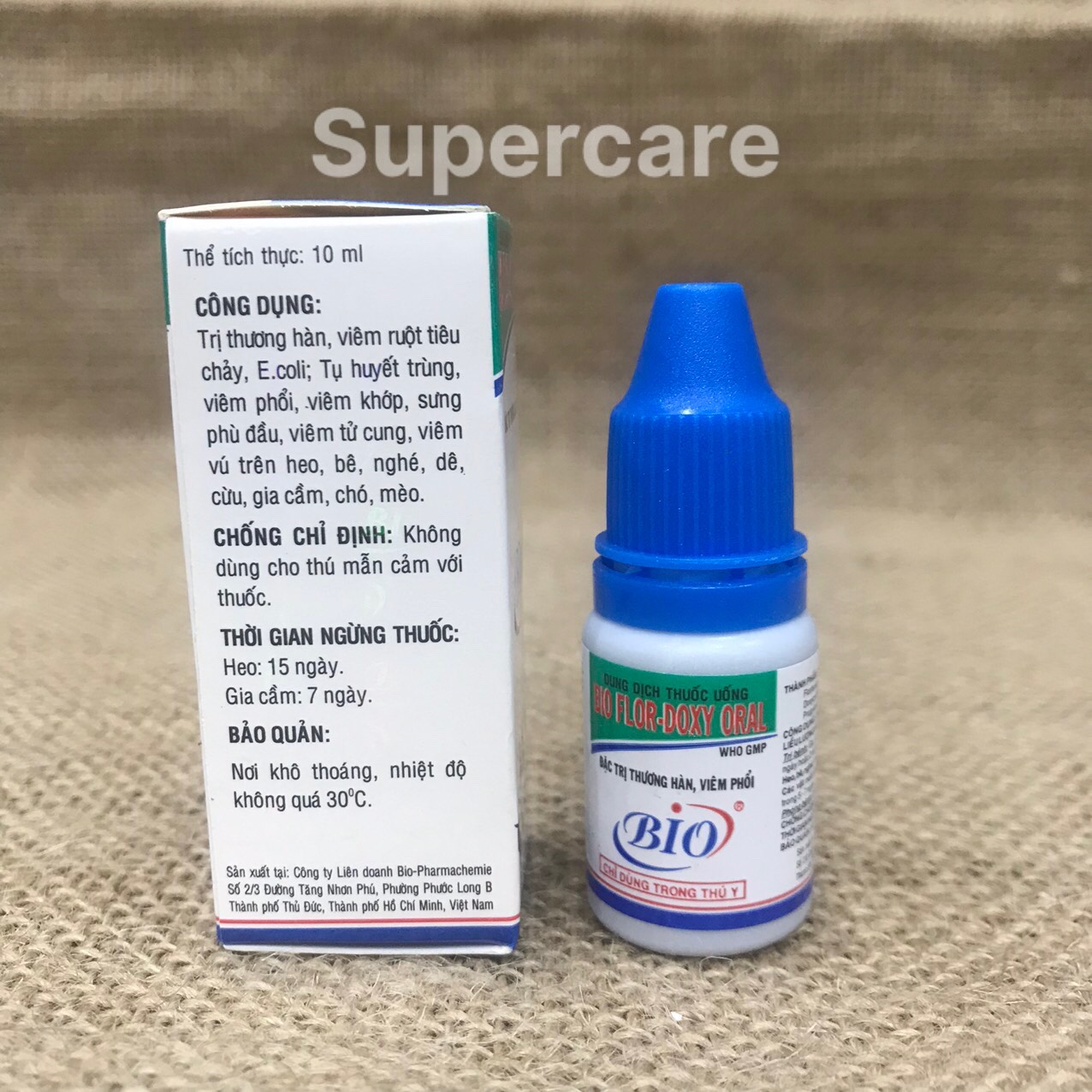 Bio Flor Doxy Oral 10ml - Thương Hàn Viêm Phổi