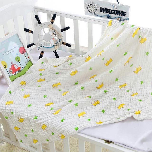 Khăn xô đa năng, quấn bé sơ sinh 1m2x1m2, hàng đẹp