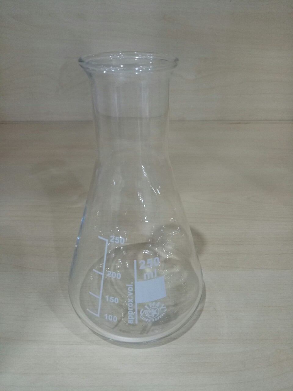 Bình tam giác miệng hẹp 250ml SIMAX