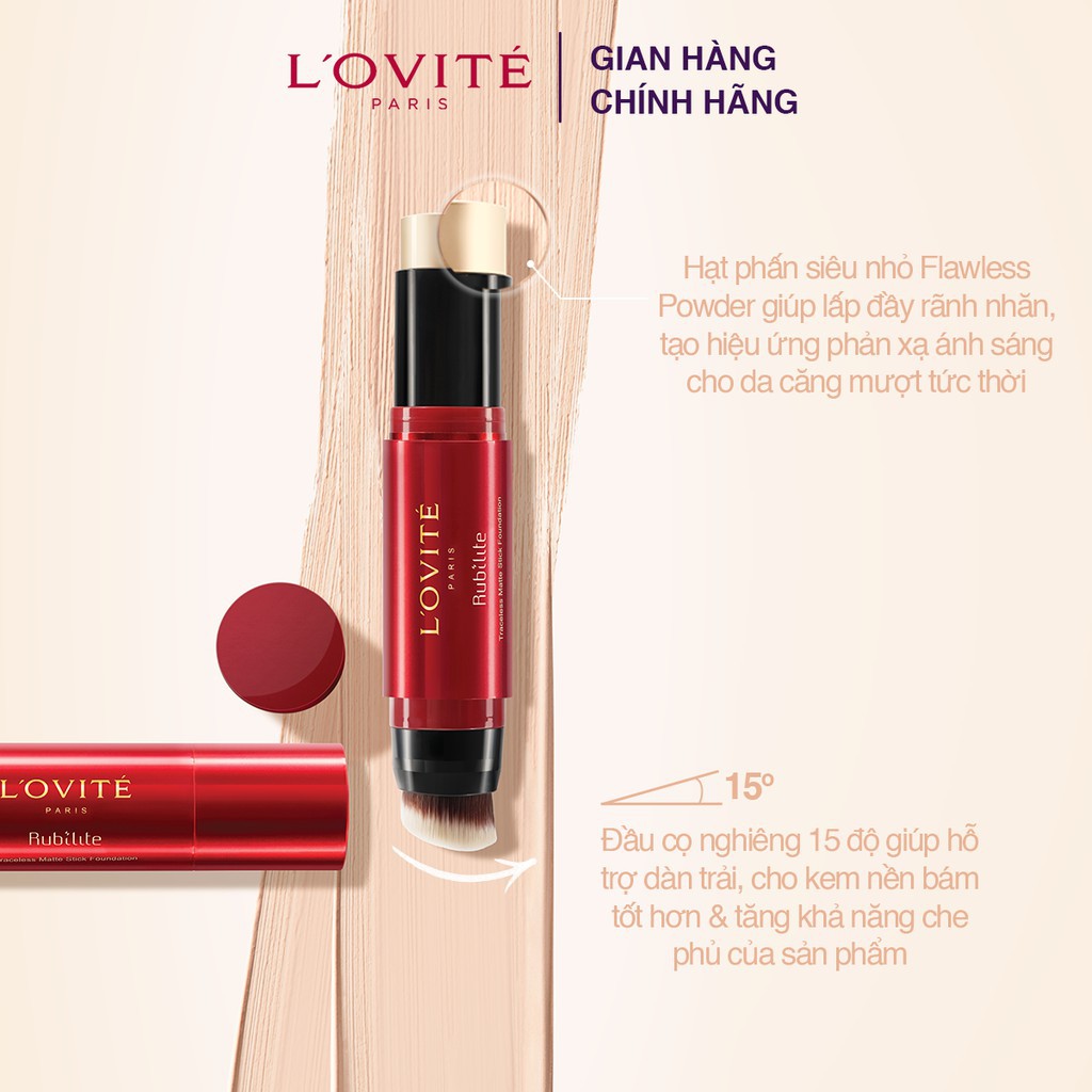 Kem nền dạng thỏi Rubilite Lovite 12g