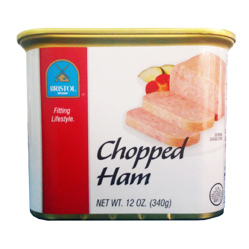 Bristol Chopped Ham 340g – Finely Cut Ham Imported from the Us – Convenient & Easy to Prepare