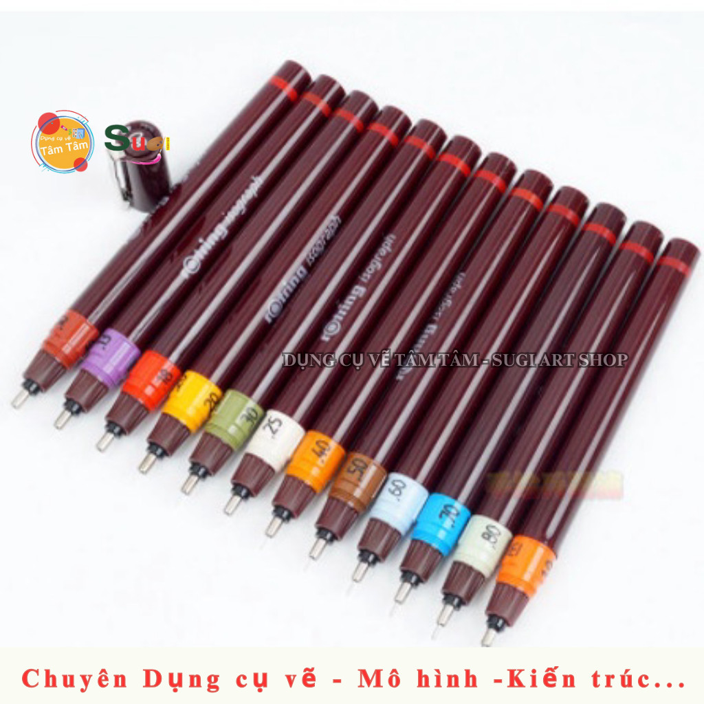 Bút kim bom mực, Bút kỹ thuật Rotring Isograph