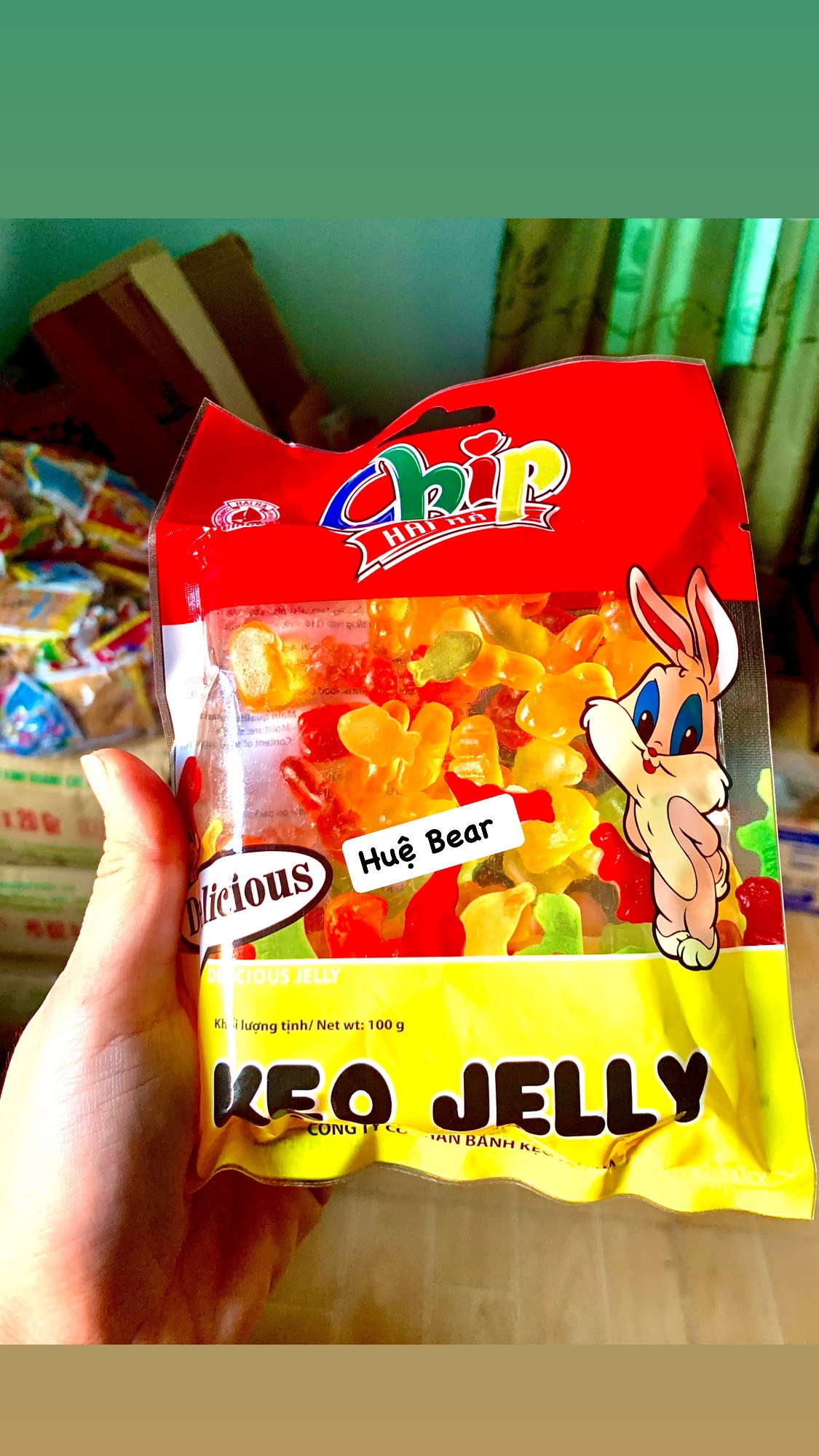 Bịch kẹo chipchip hải hà (100g)