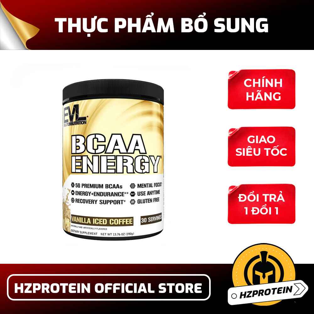 EVL BCAA ENERGY - Comprehensive Energy Supplement for Workouts (30 Servings)