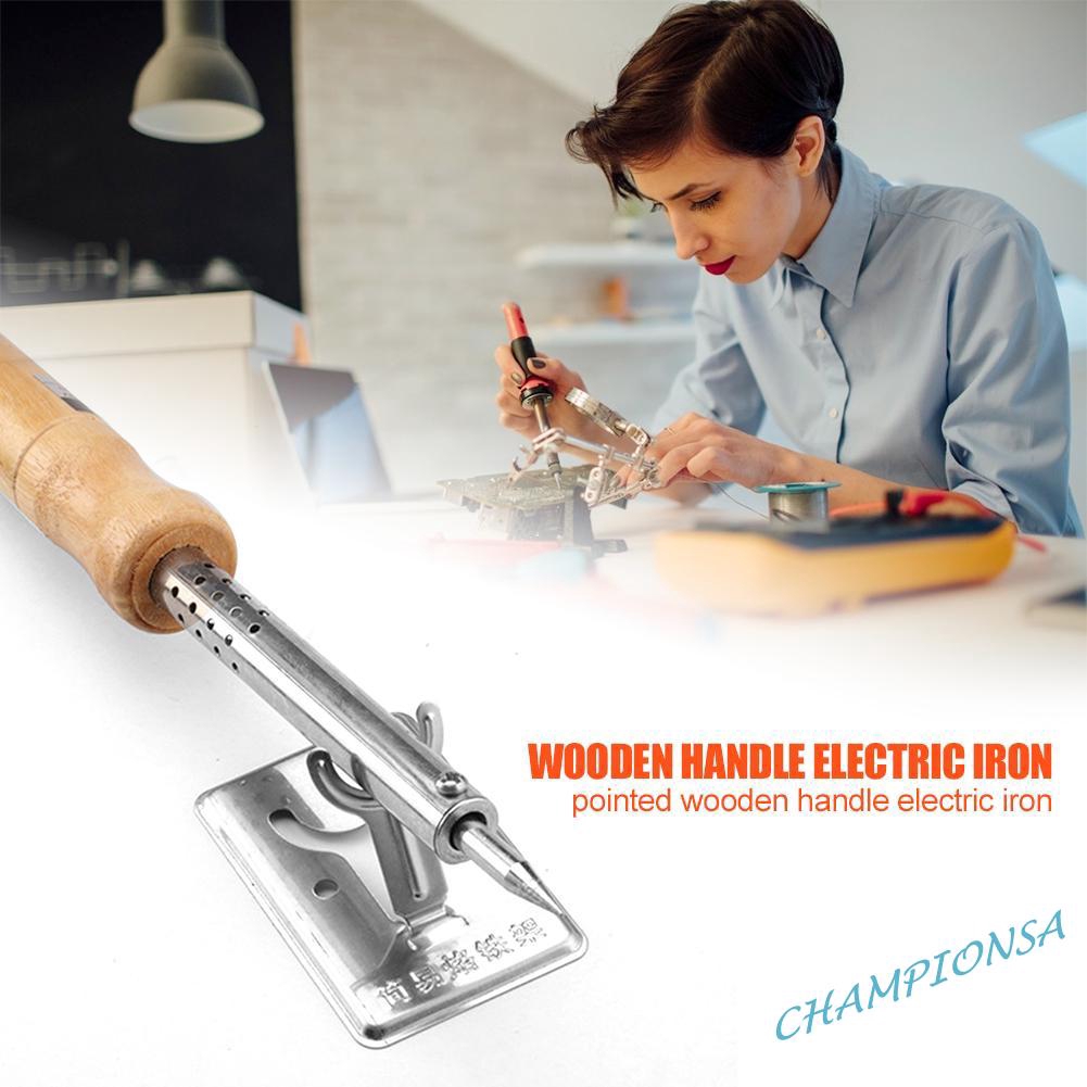 Mỏ hàn chì cán gỗ 200V Công Suất 60w, 80w 100W -HTB