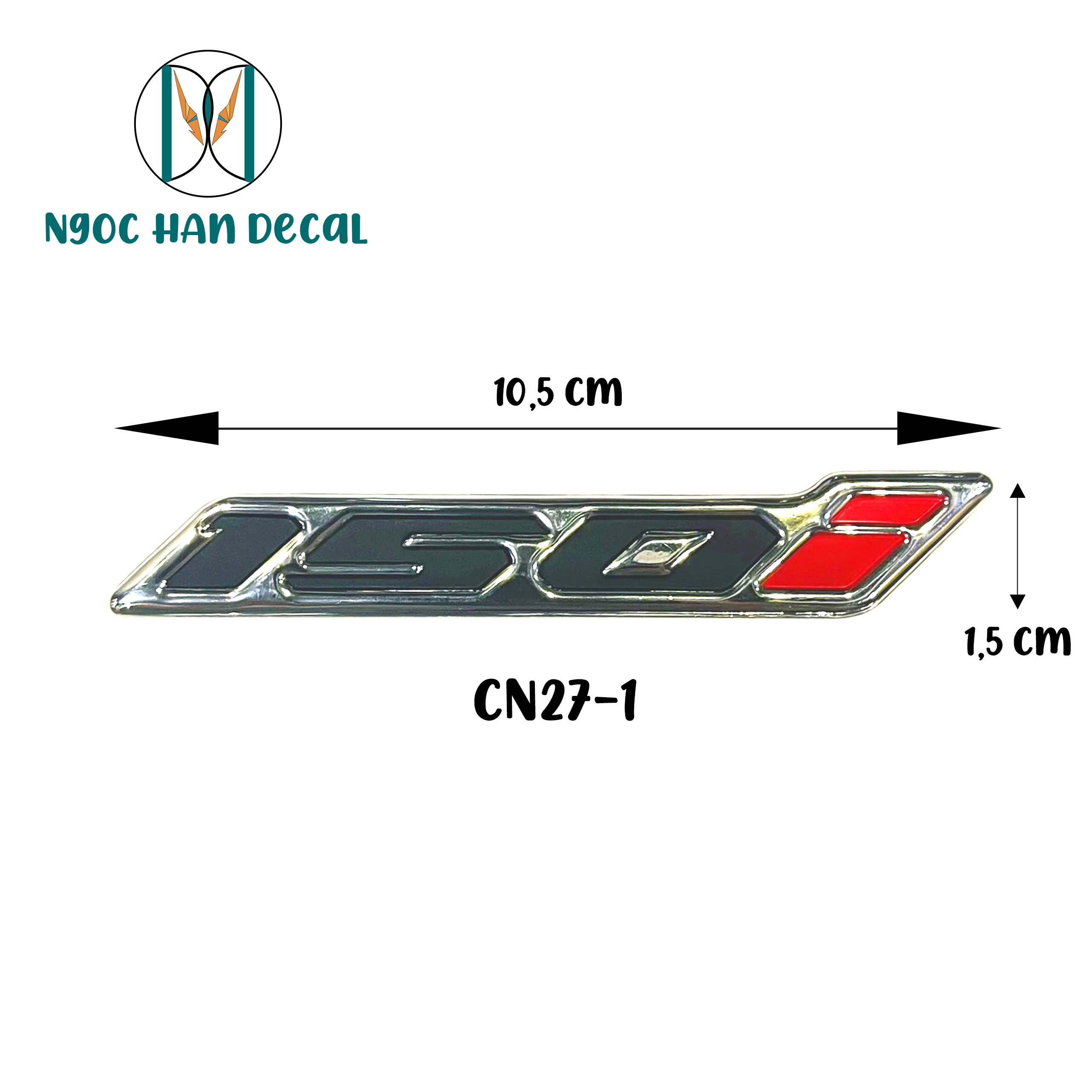 Cặp tem chữ Honda CLICK 125i & 150i