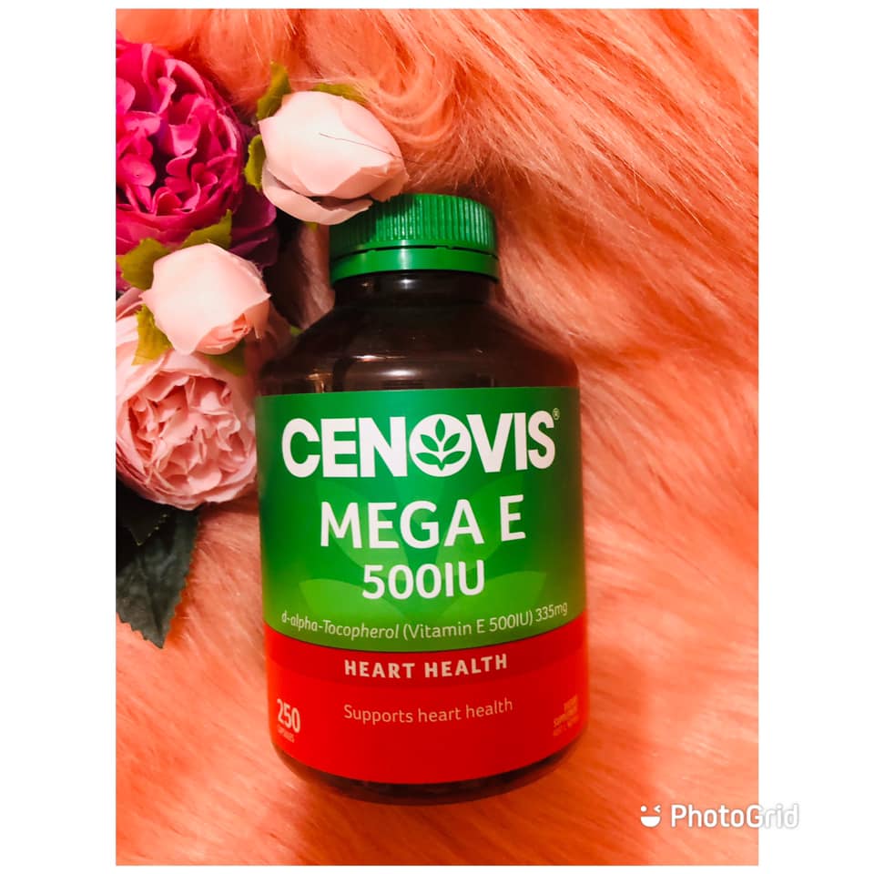 Cenovis Mega E 500iu Capsules Value Pack 250 Pack - vitamin E