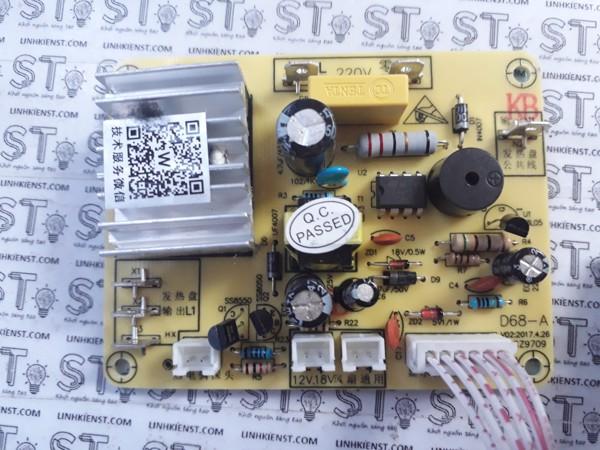 Bo mạch bếp hồng ngoại đa năng D68
