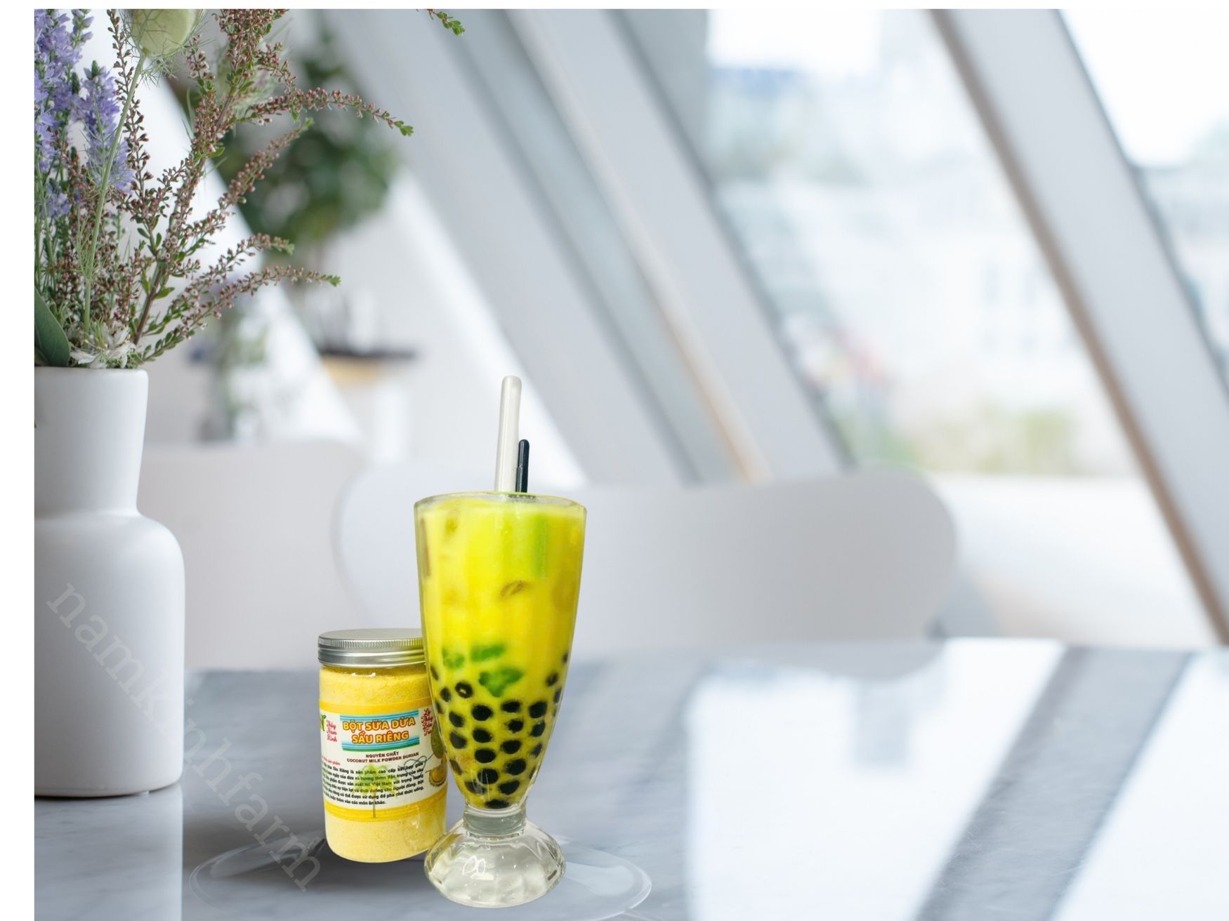 BỘT SỮA DỪA SẦU RIÊNG - NAM KINH FARM Bột Sữa Dừa Cho Nấu Ăn - Lazada | Lazada.vn