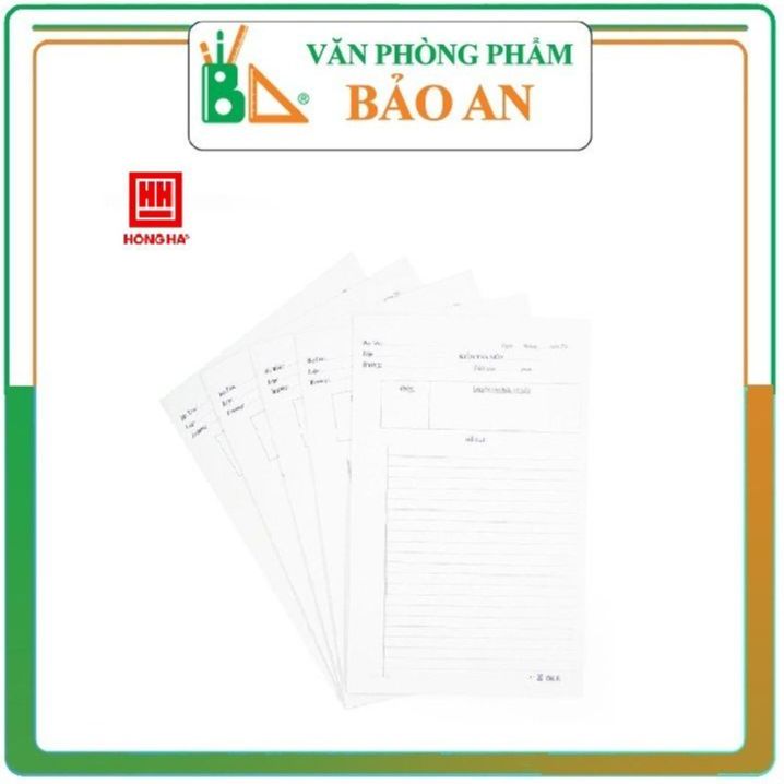 Giấy kiểm tra cấp 2 Hồng Hà  4915  Lẻ 1 tập ( 7 tờ đôi 1 tập ) là dòng giấy kẻ ngang dành cho học sinh Cấp II và Cấp III.