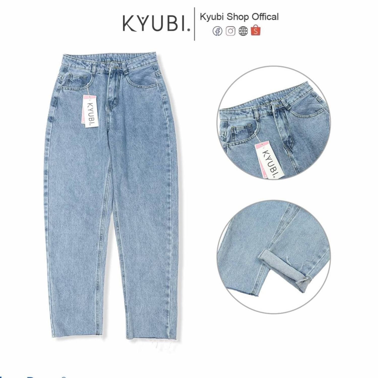 Quần jean baggy nữ ulzzangi Basic Simple