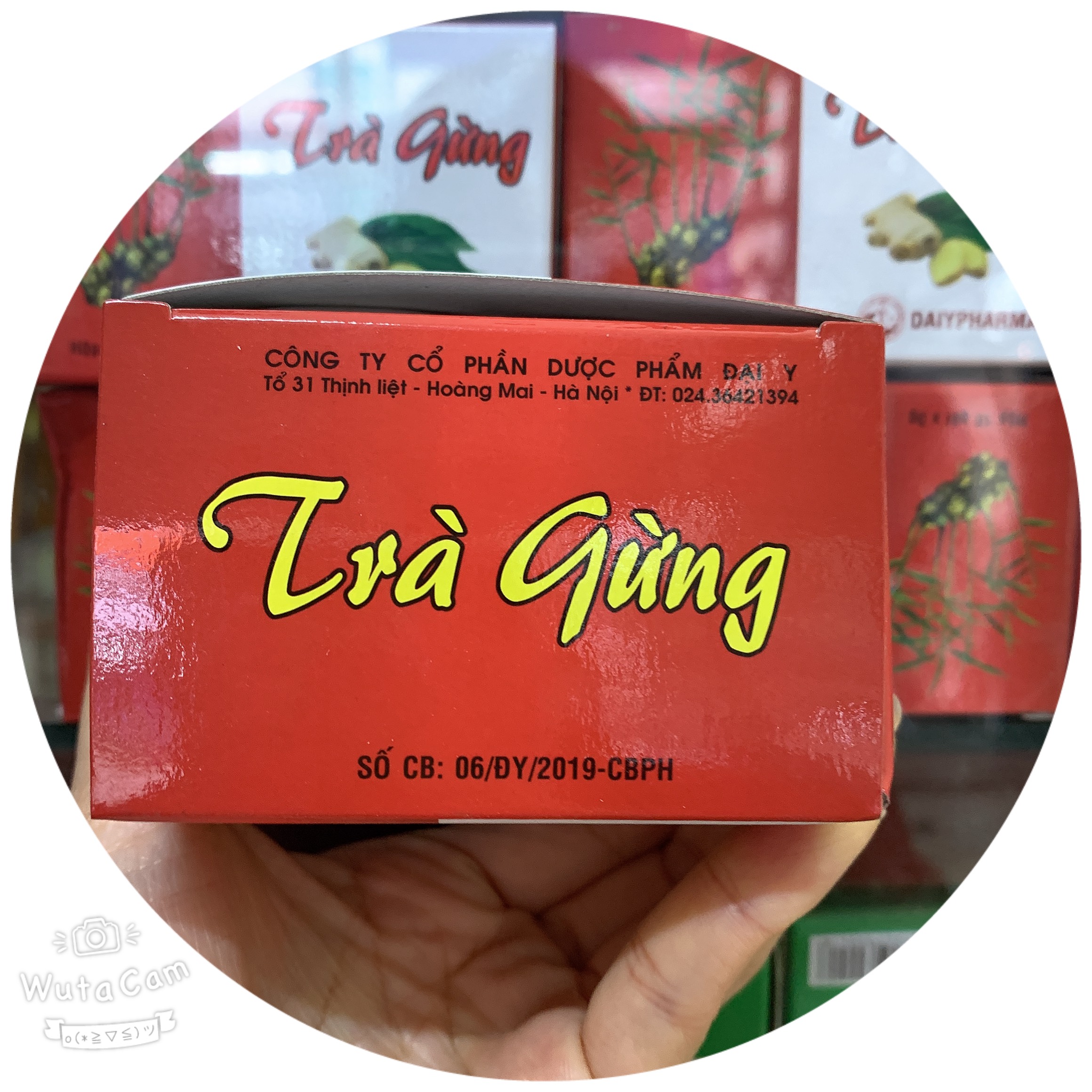 Trà Gừng-hôp 10 gói