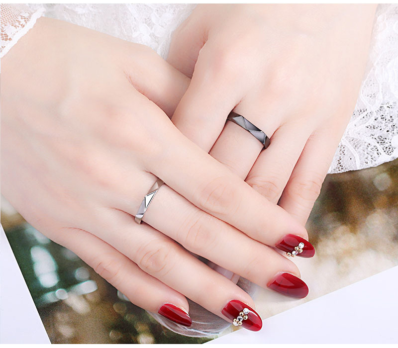 Nhẫn đeo tay zizzac đơn giản - NHShop