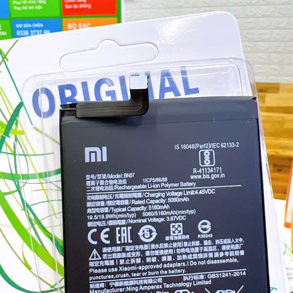 Pin Xiaomi Poco X3 - BN57, bảo hành đổi trả