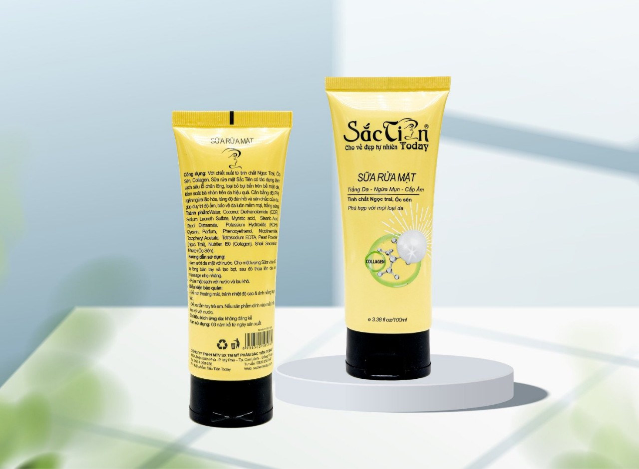 Sữa rửa mặt Sắc Tiên Today 100ml