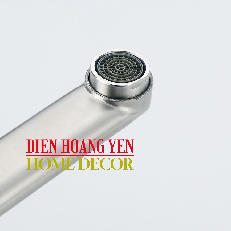 Vòi hồ + vòi chén thân dài Inox 304 cao cấp