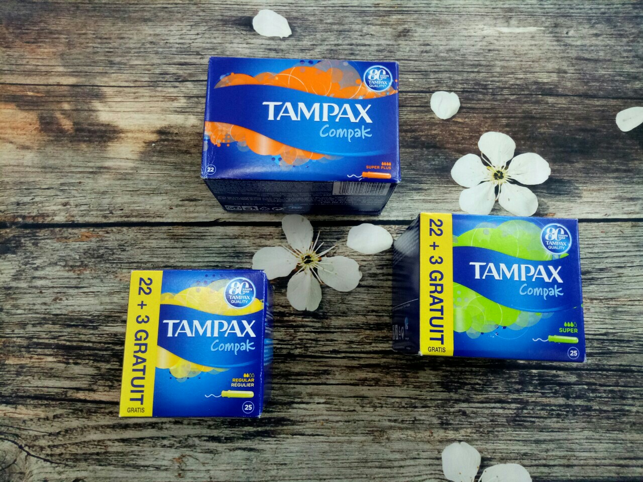 [HCM]Băng vệ sinh Tampon Tampax Compak Regular