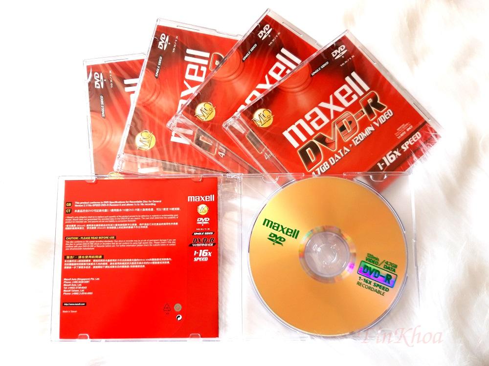Đĩa trắng DVD-R MAXEL 4.7GB 16X HỘP 1 CÁI Loại Tốt